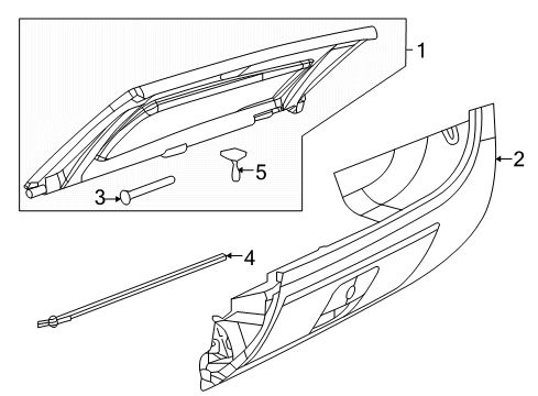 2019 Ram ProMaster 1500 Glove Box Diagram