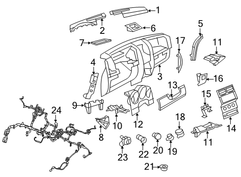 2009 Jeep Liberty Instrument Panel Diagram