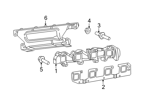 2007 Dodge Ram 1500 Exhaust Manifold Diagram 4 - Thumbnail