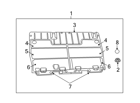 2009 Dodge Grand Caravan Third Row Seats Diagram 3 - Thumbnail