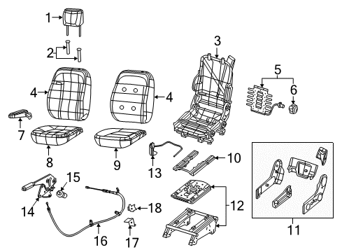 2019 Ram ProMaster 1500 Parking Brake Diagram