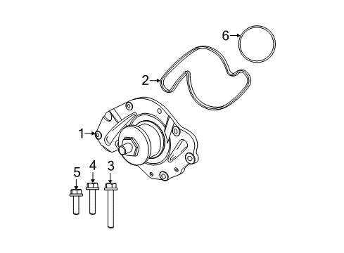 2010 Dodge Grand Caravan Water Pump Diagram 3 - Thumbnail