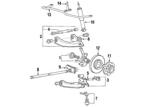 1992 Dodge Ram 50 Front Brakes Diagram