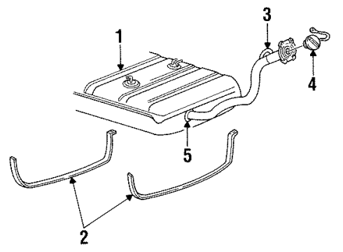 1989 Dodge Caravan Fuel Supply Diagram