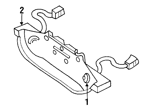 1994 Dodge Ram 2500 License Lamps Diagram