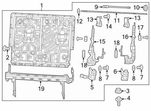 2024 Jeep Grand Wagoneer Third Row Seats Diagram 6 - Thumbnail