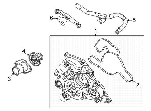 2024 Jeep Grand Cherokee L Water Pump Diagram 2 - Thumbnail