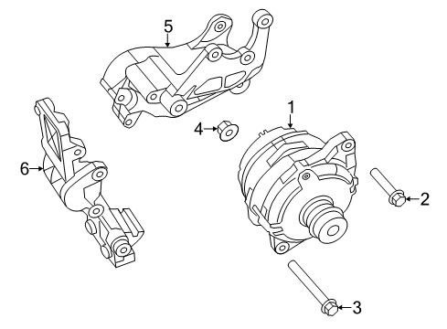 2008 Chrysler Sebring Alternator Diagram 2 - Thumbnail
