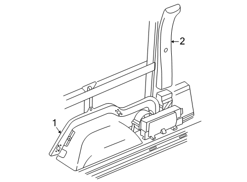 1999 Dodge Ram 2500 Van Ducts Diagram 2 - Thumbnail
