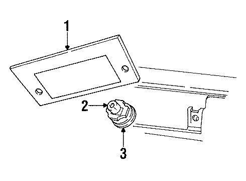 1997 Chrysler Concorde License Lamps Diagram