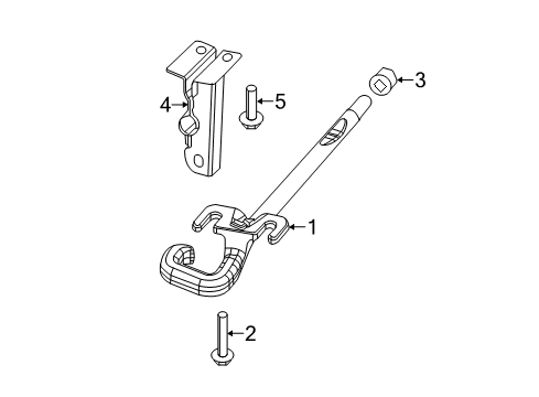 2017 Jeep Cherokee Exterior Trim - Front Bumper Diagram 1 - Thumbnail