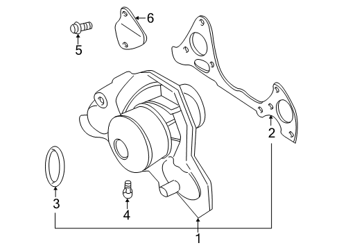 2002 Dodge Stratus Water Pump Diagram 4 - Thumbnail