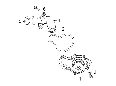 2003 Jeep Liberty Water Pump Diagram 1 - Thumbnail