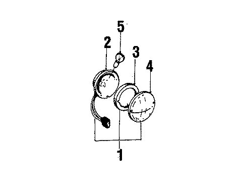 1985 Jeep CJ7 Park Lamps Diagram