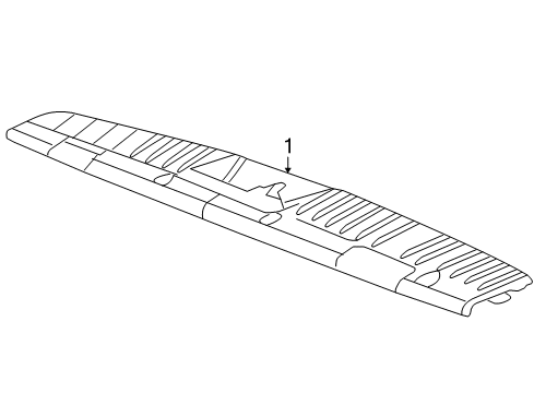 2009 Dodge Grand Caravan Interior Trim - Rear Body Diagram