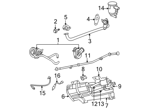 2005 Chrysler Pacifica EGR System Diagram