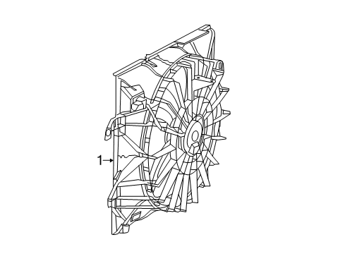 2021 Ram 1500 Classic Cooling System, Radiator, Water Pump, Cooling Fan Diagram 3 - Thumbnail