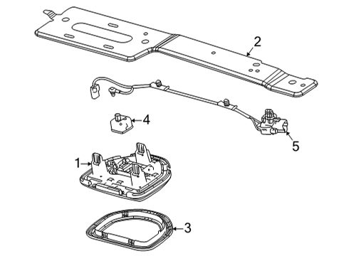 2024 Jeep Grand Cherokee L Overhead Console Diagram 2 - Thumbnail