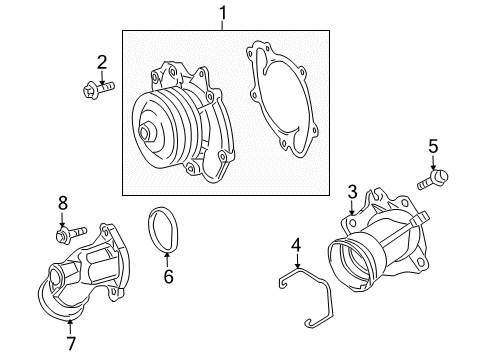 2009 Dodge Sprinter 3500 Water Pump Diagram