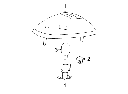 2017 Ram 2500 Roof Lamps Diagram 1 - Thumbnail