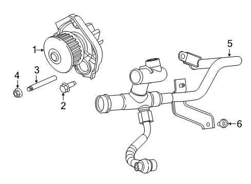 2013 Dodge Dart Water Pump Diagram