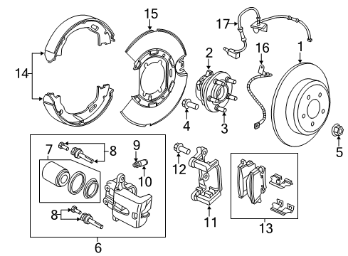 2022 Dodge Charger Rear Brakes Diagram