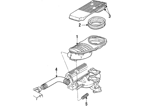 1987 Chrysler LeBaron Filters Diagram 4 - Thumbnail