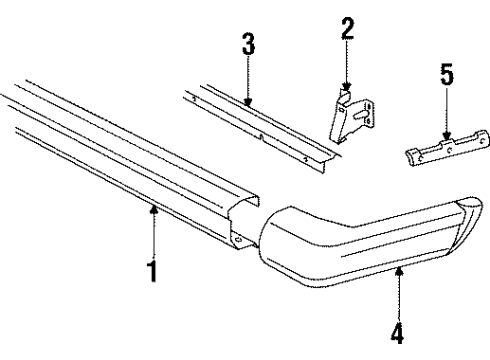1997 Jeep Cherokee Rear Bumper Diagram