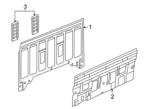 2011 Ram Dakota Back Panel Diagram 1 - Thumbnail