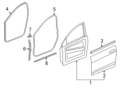 2013 Dodge Dart Front Door Diagram
