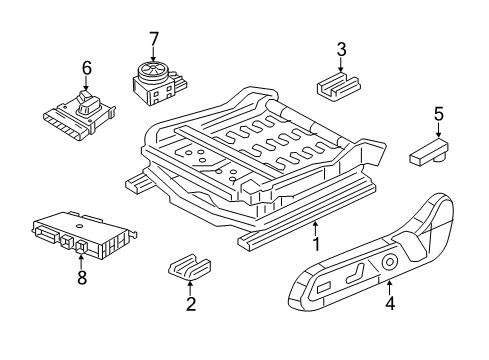 2014 Dodge Charger Lumbar Control Seats Diagram 1 - Thumbnail