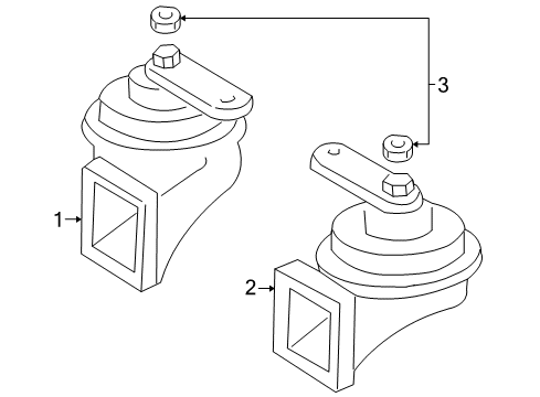 2004 Chrysler Crossfire Horn Diagram