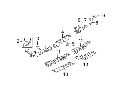 2008 Dodge Ram 2500 Exhaust Components Diagram 4 - Thumbnail