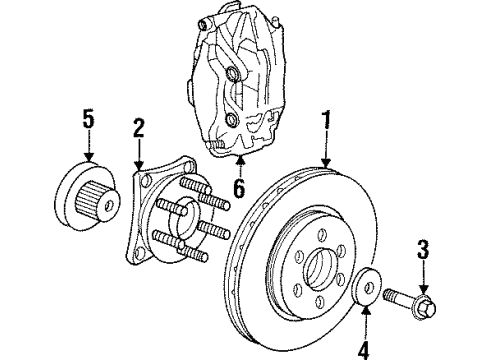 1993 Dodge Viper Front Brakes Diagram