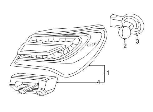 2011 Chrysler 200 Tail Lamps Diagram