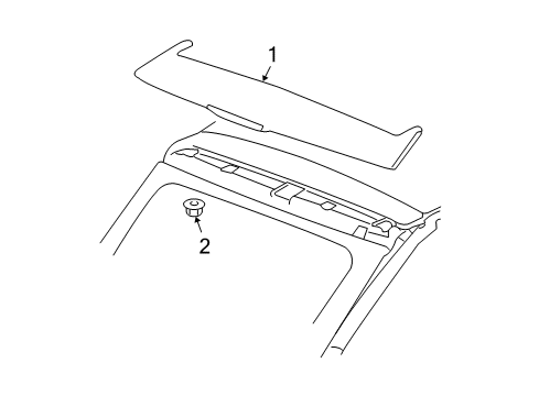2009 Dodge Caliber Rear Spoiler Diagram