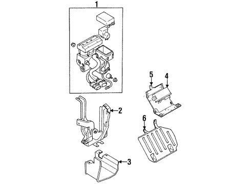 1997 Dodge Avenger Anti-Lock Brakes Diagram 1 - Thumbnail