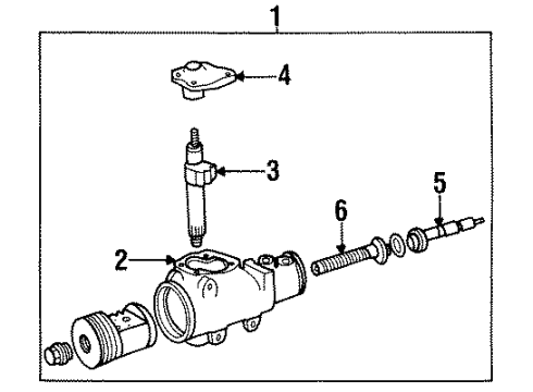 2001 Dodge Ram 3500 Steering Column & Wheel, Shroud, Switches & Levers Diagram 3 - Thumbnail