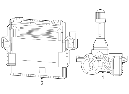 2024 Dodge Hornet Tire Pressure Monitoring Diagram