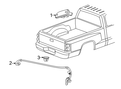2011 Ram Dakota High Mount Lamps Diagram