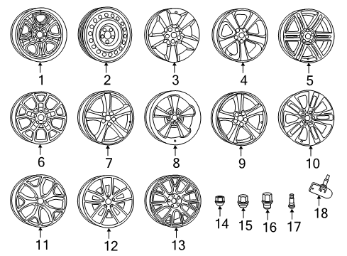 2022 Dodge Charger Wheels Diagram