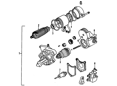 1992 Dodge D350 Starter Diagram