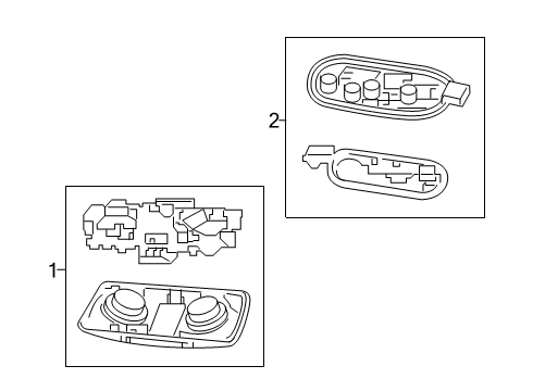 2019 Dodge Journey Interior Lamps Diagram