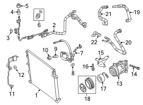 2017 Jeep Cherokee Air Conditioner Diagram 1 - Thumbnail