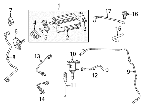 2013 Chrysler 300 Emission Components Diagram 3 - Thumbnail