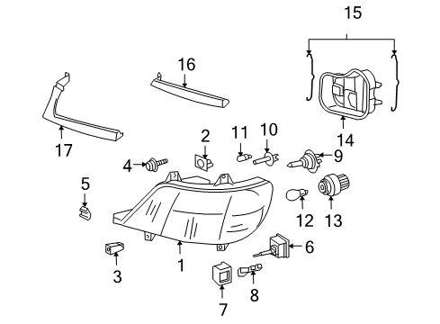 2004 Dodge Sprinter 3500 Headlamps Diagram