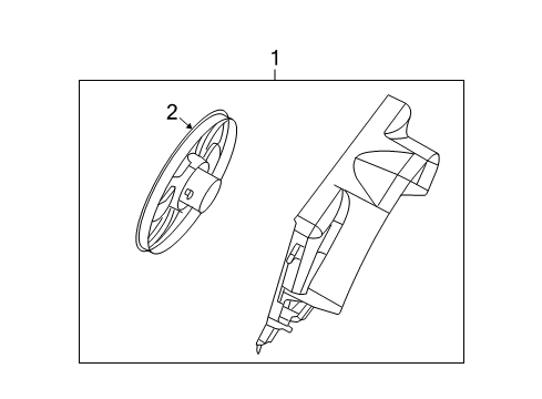 2009 Dodge Nitro Cooling System, Radiator, Water Pump, Cooling Fan Diagram 2 - Thumbnail