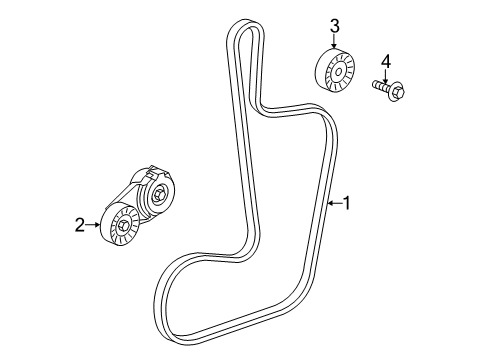 2014 Chrysler 300 Belts & Pulleys, Maintenance Diagram 1 - Thumbnail
