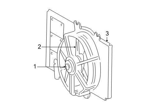 2000 Dodge Neon Cooling System, Radiator, Water Pump, Cooling Fan Diagram