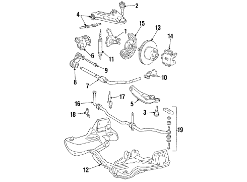 1988 Dodge Diplomat Front Brakes Diagram